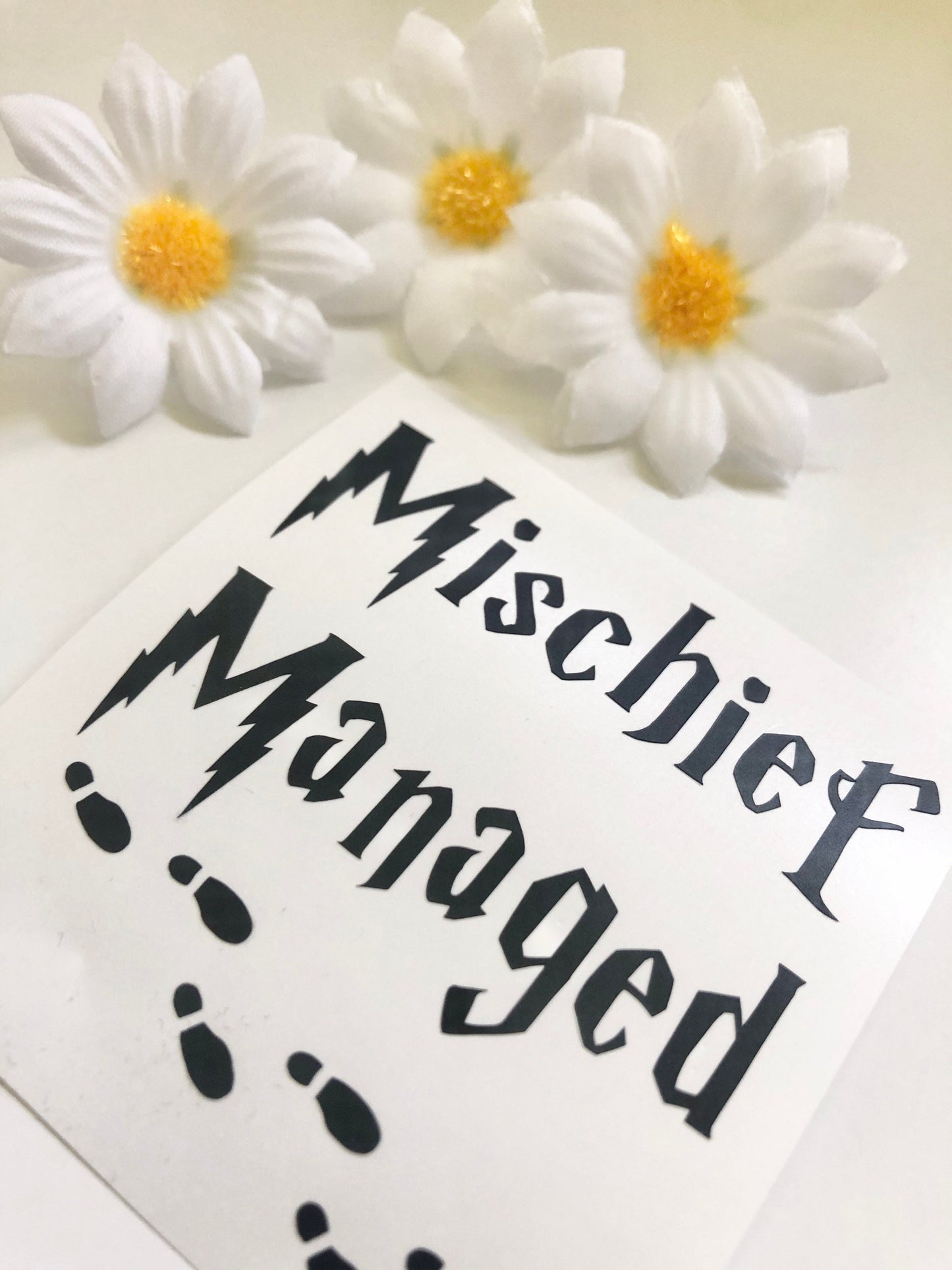 Mischief Managed Vinyl Decal Sticker