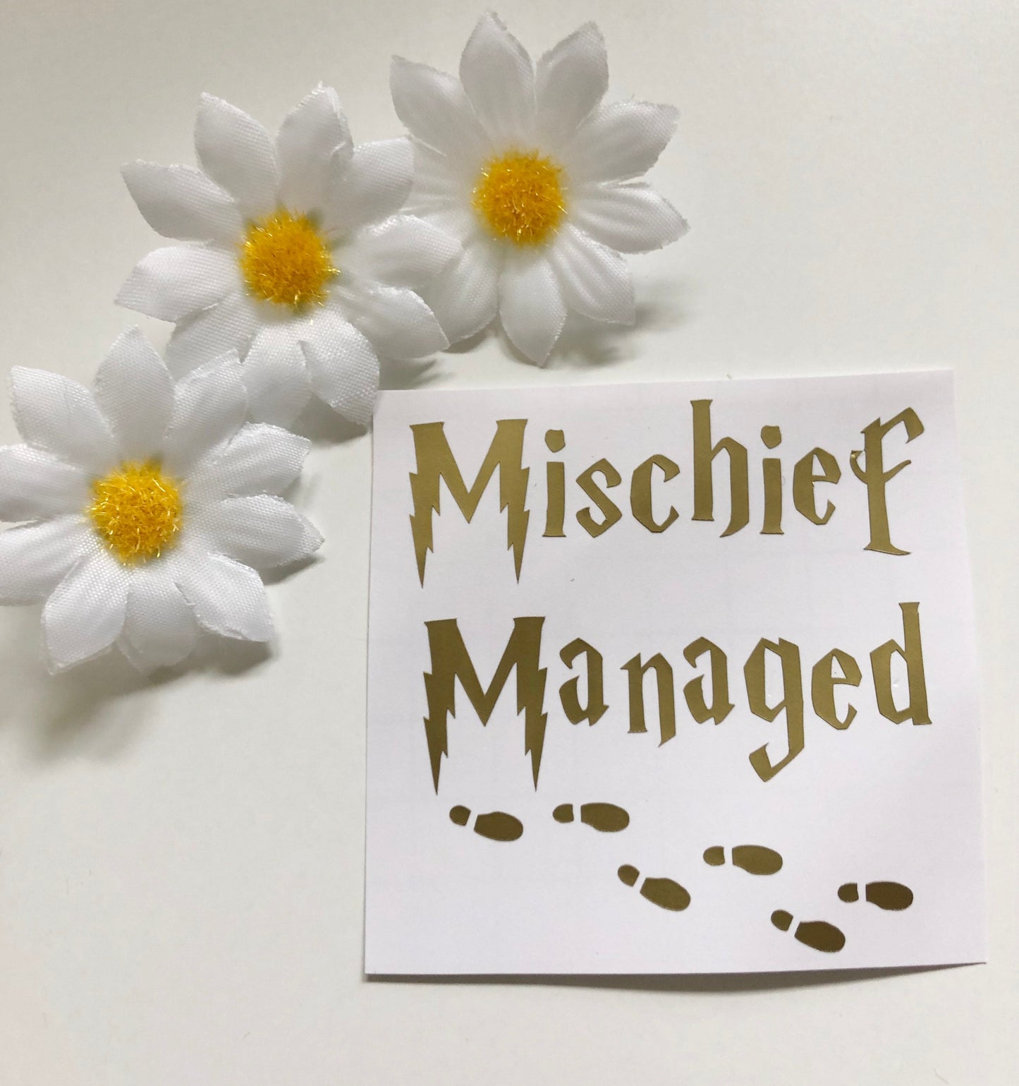 Mischief Managed Vinyl Decal Sticker