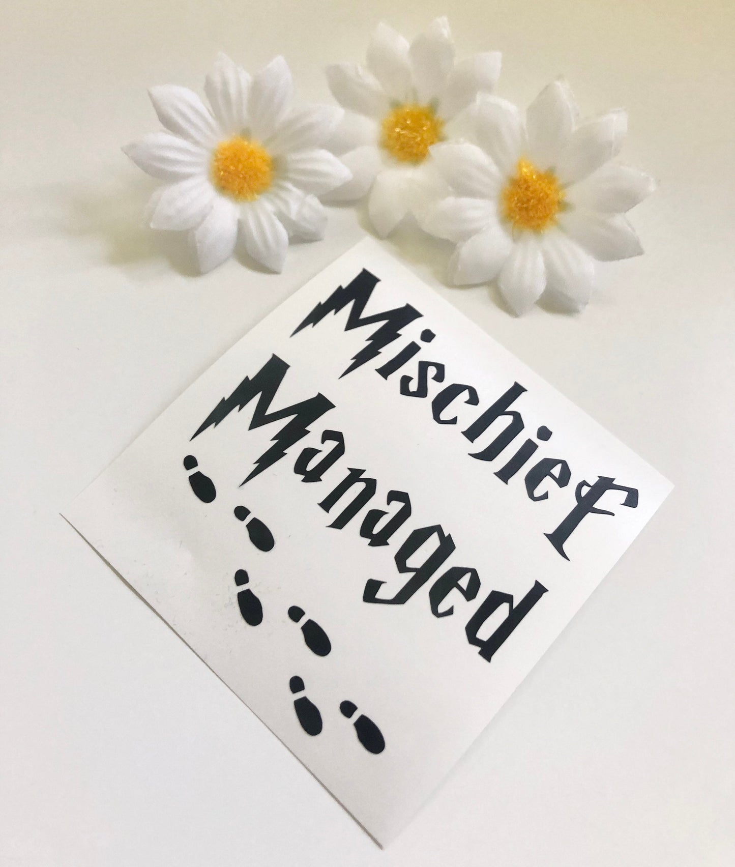 Mischief Managed Vinyl Decal Sticker